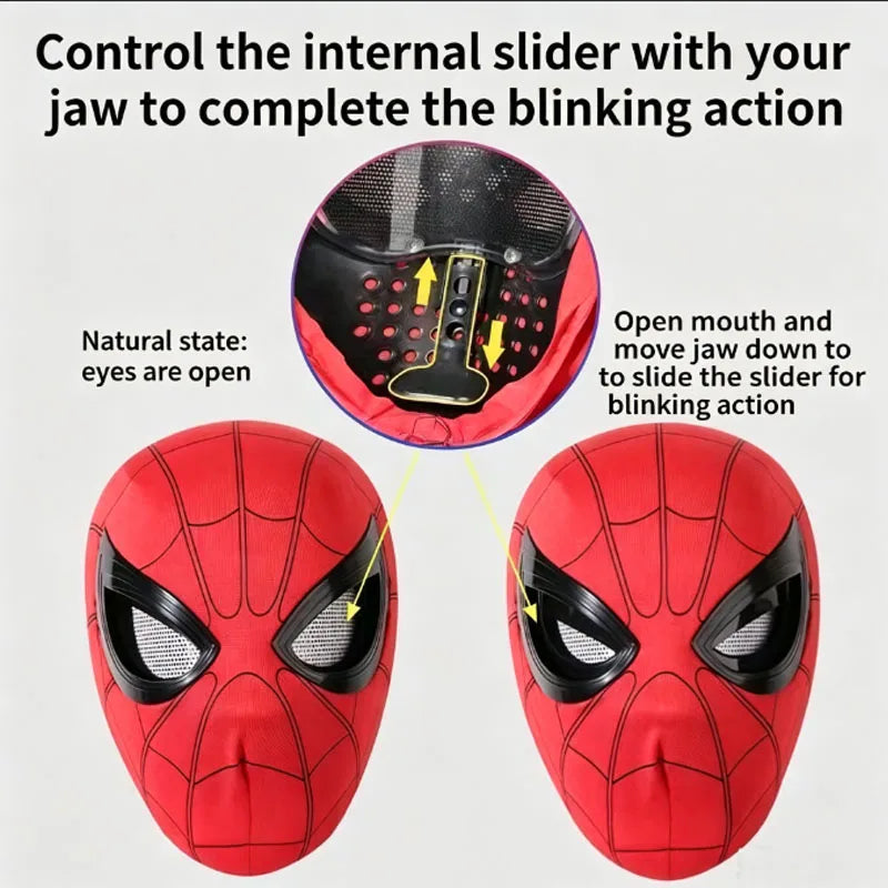 Spider-Man Moving Eyes Mask - Halloween